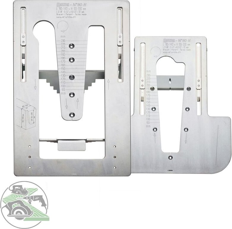 Frässchablonen Arunda 80N Midi in einer Holzbox 91A717 - Mafell