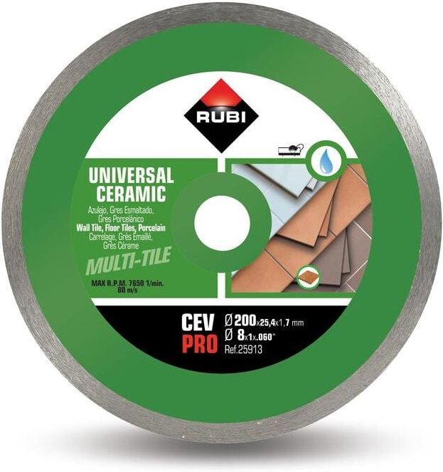 Rubi - diamantscheibe cev 200 x 25,4 mm pro