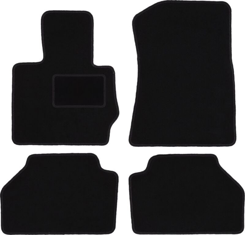Schwarze Velours-Fußmatten für: BMW X3 F25 SUV (2010-2017)