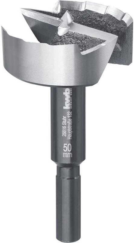 Speed Forstnerbohrer ø 50 mm aus vergütetem Spezialstahl mit präzisem Wellenschliff, Zentrierspitze, optimal geschärften...