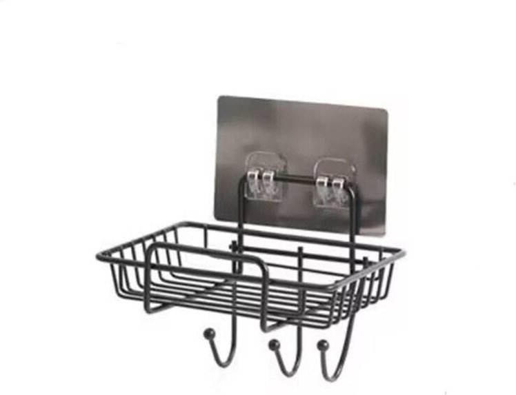 Schwamm-Organizer für die Küchenspüle, selbstklebender Seifen-, Schwamm- und Bürstenhalter, multifunktionales Abtropfges...