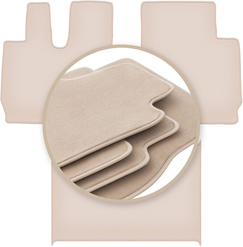 Beige PREMIUM-Matten für: Iveco Stralis LKW 2013-2019