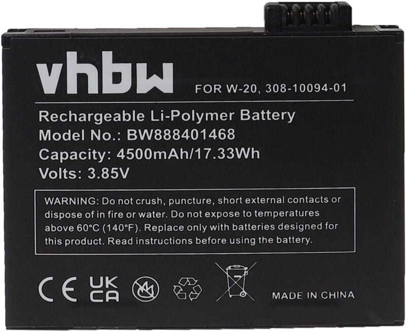 vhbw Akku kompatibel mit Netgear Nighthawk M6 MR6150, Pro Router Modem Hotspots (4500mAh, 3,85V, Li-Polymer)