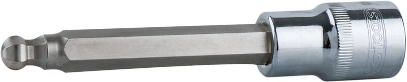 1/2' CHROMEplus Bit-Stecknuss Innensechskant,Kugelkopf,lang,9mm