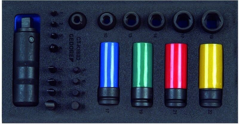 Thumbnail - 1500 CT1-K 1900 Schraubenlöser-Sortiment 1/2" in Check-Tool-Modul
