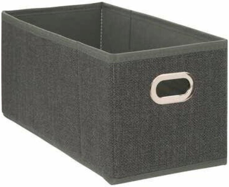 5five Simply Smart - Stoffkorb 15x31cm mix n modul dunkelgrau meliert - 5five