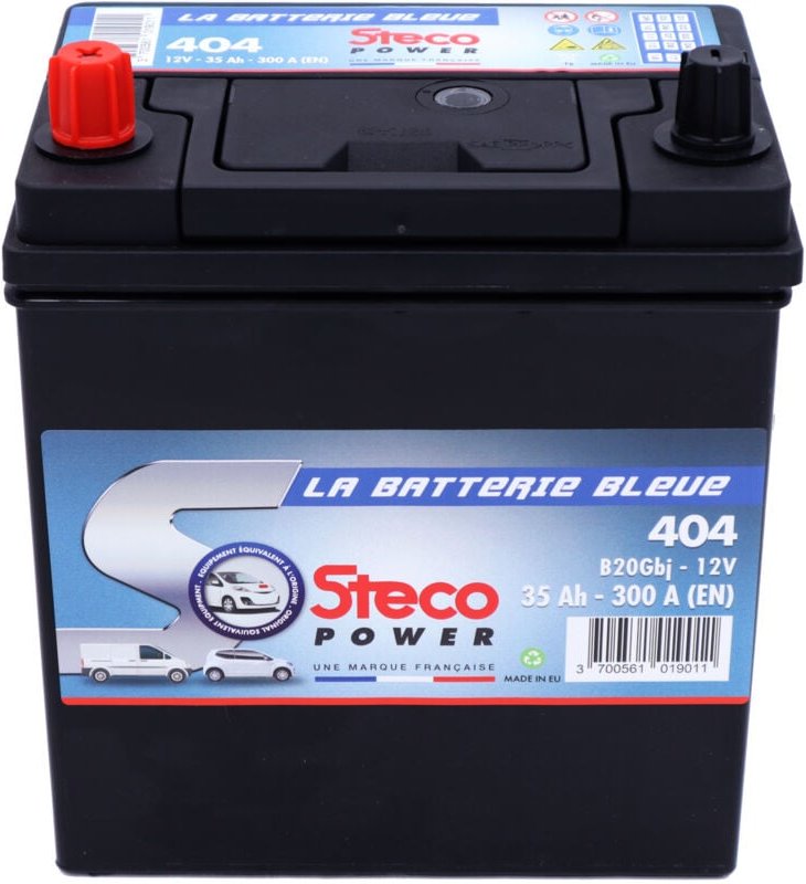 Batterie 12V 35Ah 300A 196x134x226 mm stecopower - 404