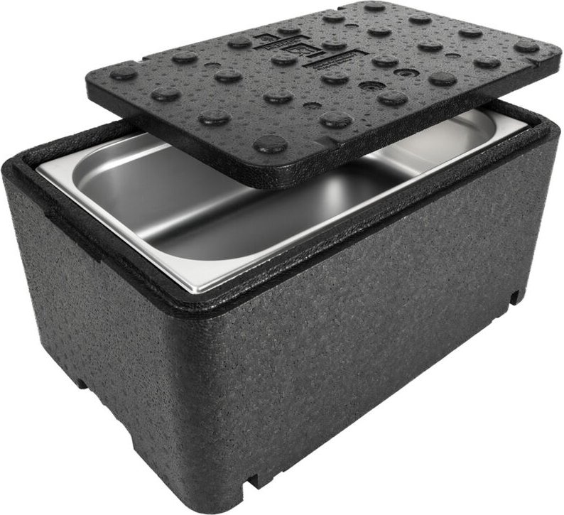 Thermobox Thermosbox Thermobehälter mit Deckel für Lebensmittel Medikamente 600x400x296mm GN1/1 48L Arpack