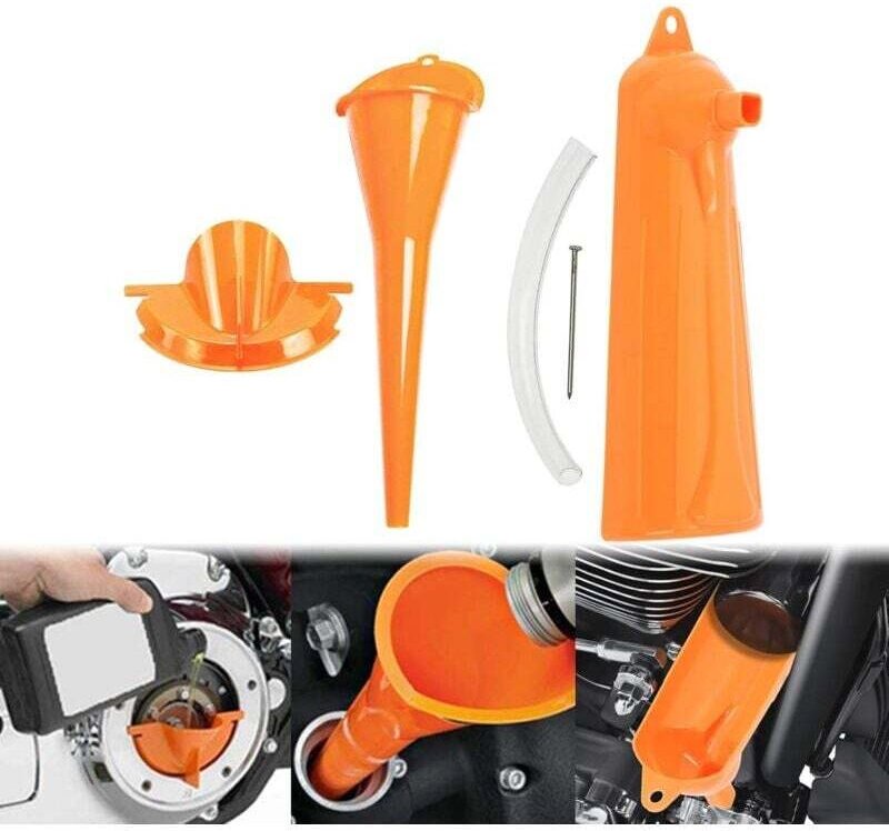 Aiperq - Tropffreier Ersatz-Ölfilter-Trichtersatz für Harley-Fei Yu, Ersatz-Trichtersatz - Orange