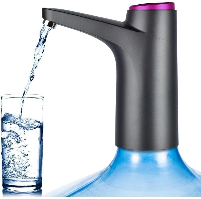 Wasserspender, tragbare 7-18-l-Wasserflaschenpumpe, universelle elektrische Wasserpumpe mit USB-Aufladung, Trinkwasserpu...