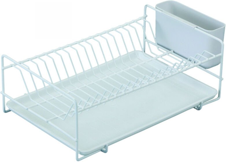 Sauvic - Abtropfgestell 440 Kunststoff. Weiß 1 Stock mit flachem Boden 89005