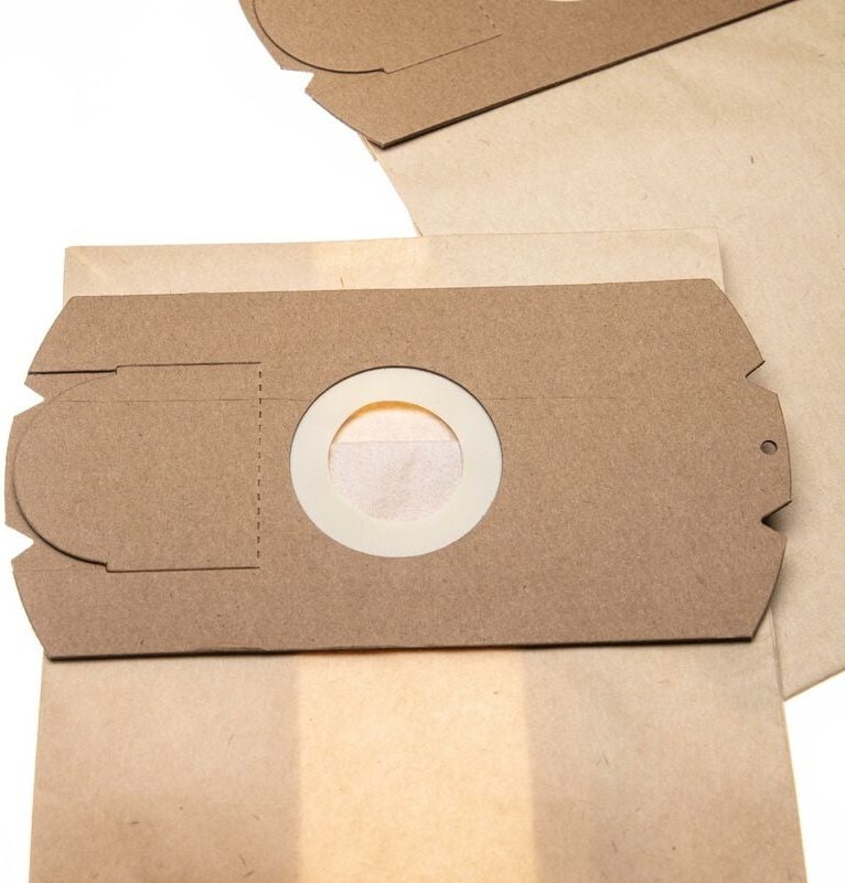5x Staubsaugerbeutel kompatibel mit Iskra 100 el 1, 1000 e, 800 a, 1000 Staubsauger - Papier, 31,5cm x 18cm Braun - Vhbw