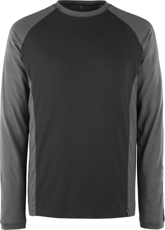 T-Shirt bielefeld unique langarm 50568 2XL schwarz/dunkelanthrazit - Mascot