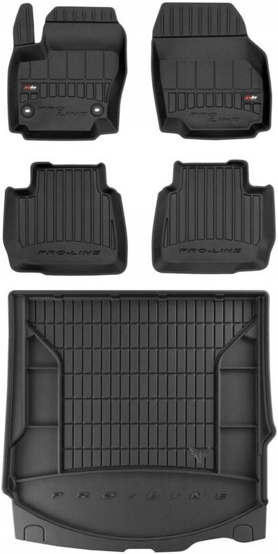 3D SET Gummimatten und Fußmatten Ford Mondeo Mk4 Kombi 2007-2012