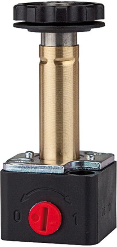 3/2-Wegeventil zur Vorsteuerung mit Handbetätigung - Riegler