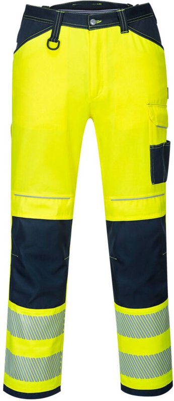 Arbeitshose PW3 Hi-Vis Gelb/Navy 3XL - FR(56) - UK(46)