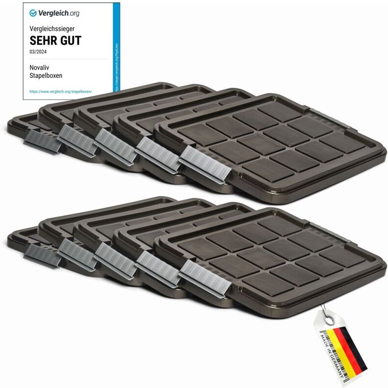 Novaliv - 10x Frischhaltedosen Deckel