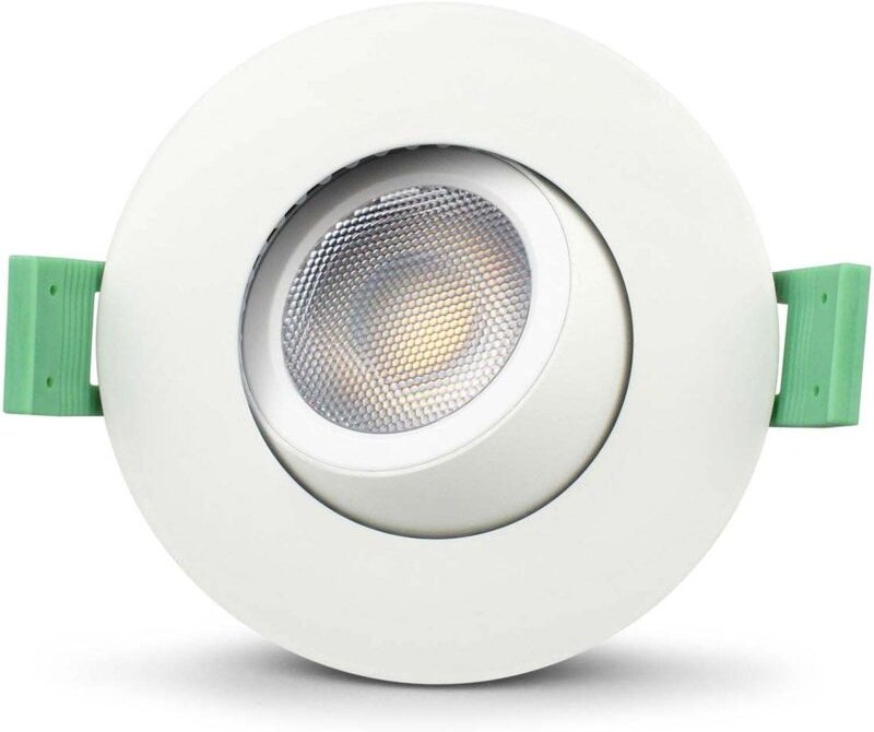 Sanna dimmbares einbau downlight 3000k4000k 520lm ip65 1er pack wei
