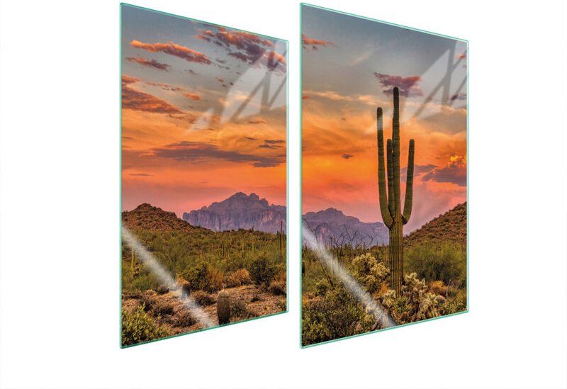 GLASSCHUTZPLATTE FÜR KÜCHENPLATTE 2x35x52