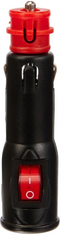 Zigarettenanzünderbuchse mit Schalter 12V, Schwarz