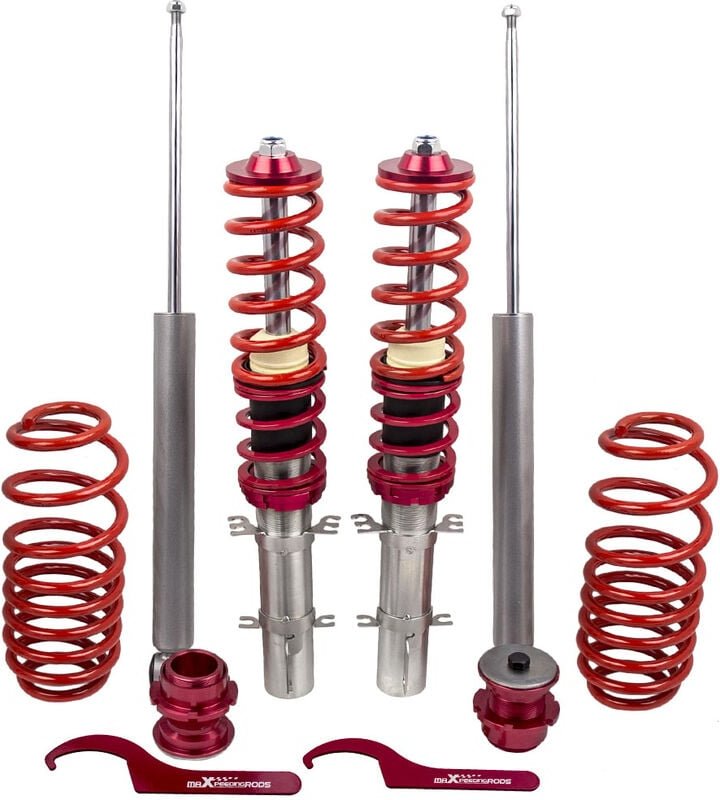 Gewindefahrwerk Für Volkswagen Golf iv 1J1 1998-2007 Seat Leon 1M1 fwd 1999-2006Gewindefahrwerk for Volkswagen Golf iv 1...