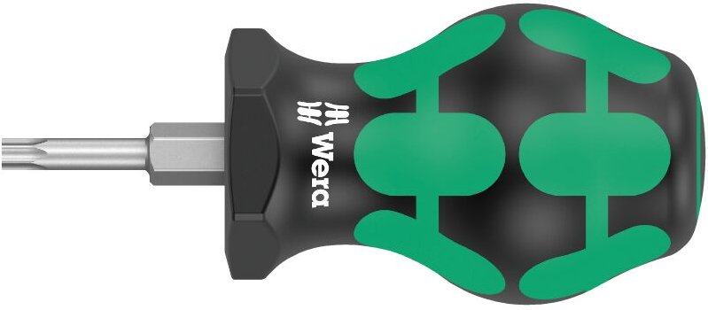 Thumbnail - Schraubendreher 367 torx® Stubby Größe t 15 Klingenlänge 25 mm 2-Komponentengriff Rundklinge