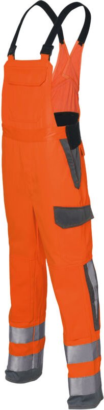 Kübler Workwear - Kübler Latzhose protectiq high vis 3394 warnorange/anthrazit Gr. 27