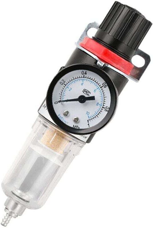 Druckluft-Öl-Wasser-Abscheider-Werkzeug, Luftfilter-Falle, Druckminderer mit Manometer, pneumatischer Regler, Öler für L...