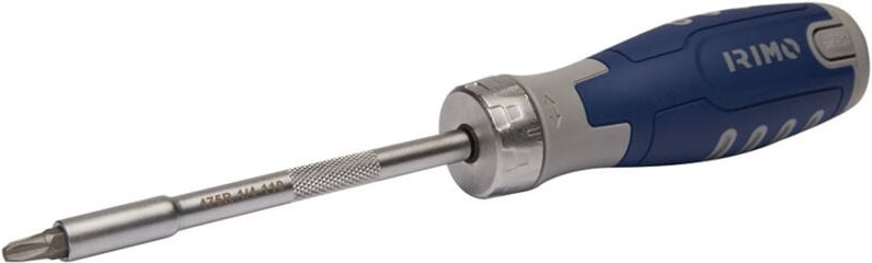 Ratschenschraubendreher mit 12 Bithalter 1/4' 475r-1/4-110 Irimo
