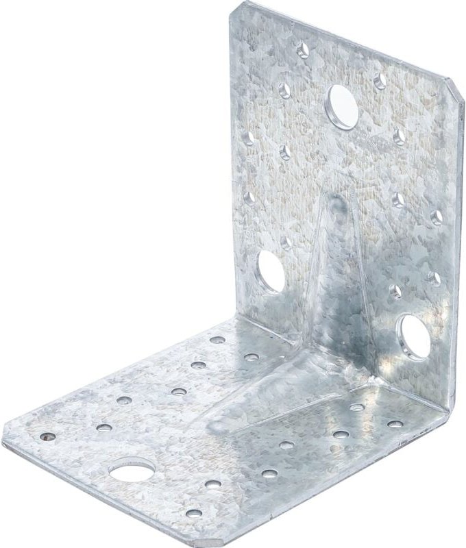 Winkelverbinder mit Sicke 105 x 105 x 90 x 3 mm