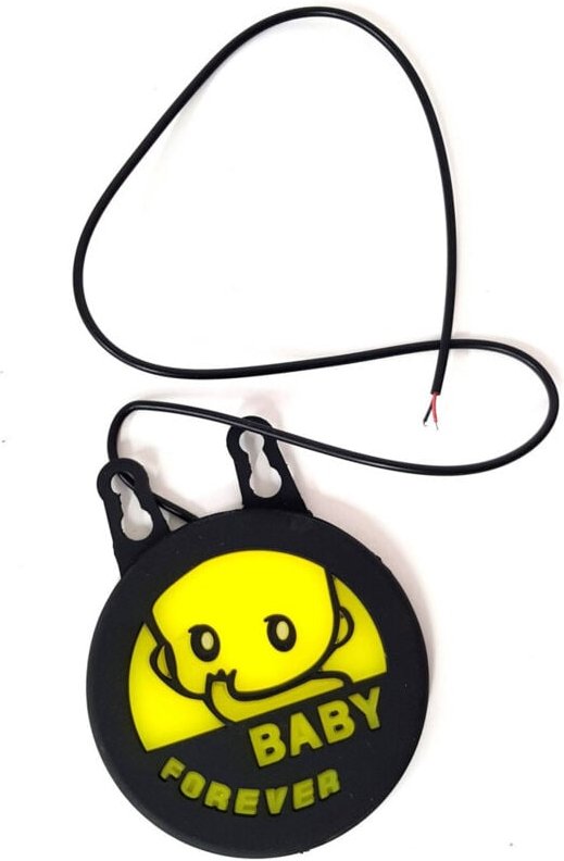 Trade Shop Traesio - Trade Shop - klebewahrungssignal mit saugnapf auto licht warnung kindersicherheit -