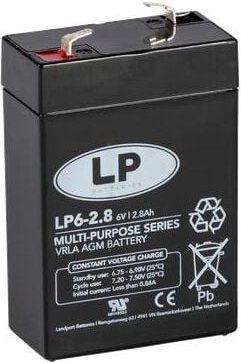 Blei Akku LP6-4,5 6V 4,5Ah agm T1 wartungsfrei - Landport