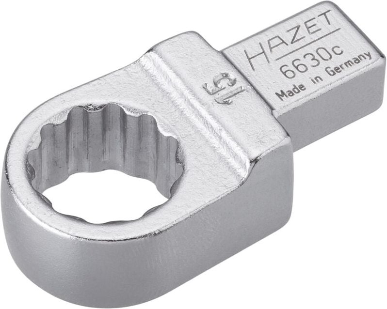 Thumbnail - Einsteck-Ringschlüssel, Einsteck-Vierkant 9 x 12 mm, Außen-Doppel-Sechskant-Tractionsprofil, 15 mm - Hazet
