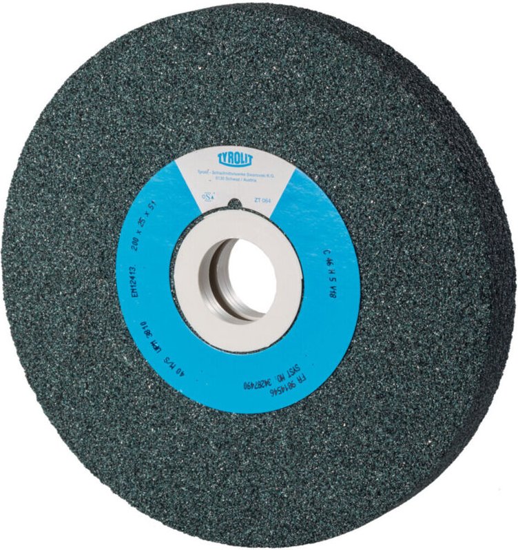 Tyrolit - Schleifbockscheibe DxTxH (mm), 200x25x51, Typ: SC46