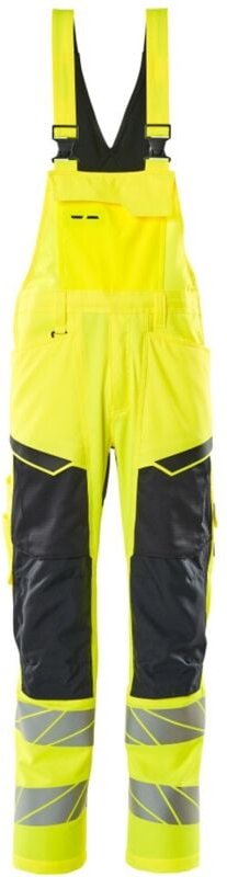 Warnschutz Latzhose 19569-236-17010 Gr. 82C54 hi-vis gelb/schwarzblau - Mascot