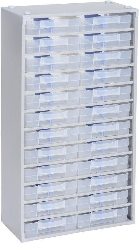 464810 Kleinteilmagazin VarioPlus ProM 57/48 (b x h x t) 300 x 565 x 140 mm Silber 1 St. - Allit