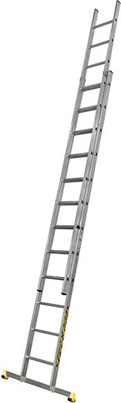 Matisère - 2-teilige Handschiebeleiter 2x18 - Reichhöhe 9.49m - CMI2X18