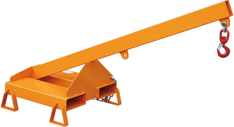 Bauer Lastarm LA 25-1,0, lackiert, Gelborange