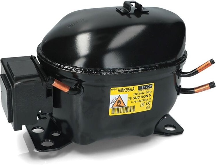 Reporshop - secp -Kompressor HMK95AA R600 220V 1/5CV niedrige Temperatur 9,6 cm3