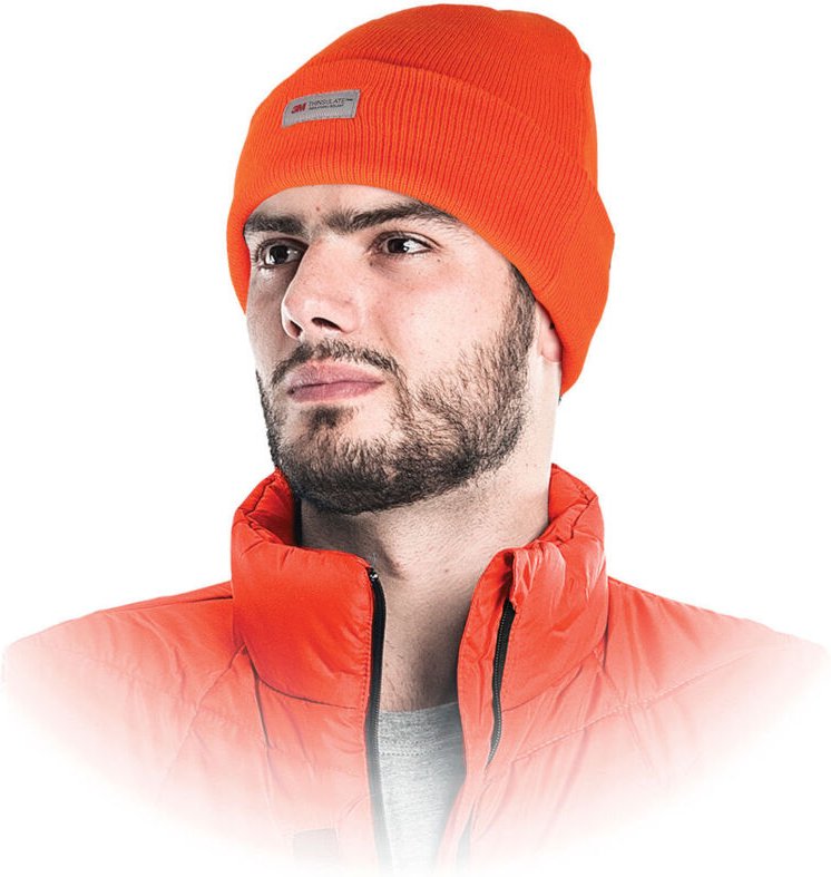 Warnschutz Arbeitsmütze 3M Thinsulate orange