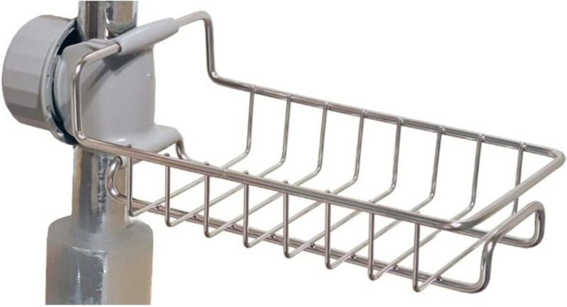 Edelstahl Küche Schwamm Halter Waschbecken Organizer Seife Pinsel Flüssigkeit Abtropffläche