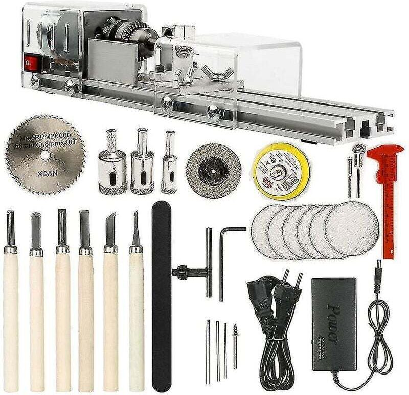 Mini-Drehbank-Werkzeug, DIY-Perlenschleif-Drehwerkzeug-Set