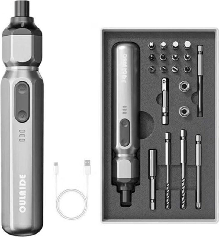 Mini Elektro Schraubendreher Set, 20 in 1 Magnetischer Mini Feinmechaniker Werkzeug Set, Präzisionsschraubendreher Repar...