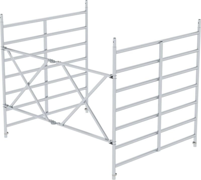 Munk - Günzburger Steigtechnik Klapprahmeneinheit für Klappgerüst mit Dreifach-Plattform 1,9 m - 027941