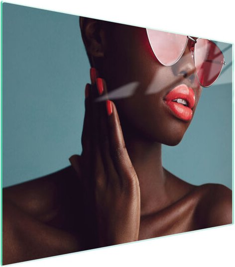 Glasschneidebrett 52x40 Frau