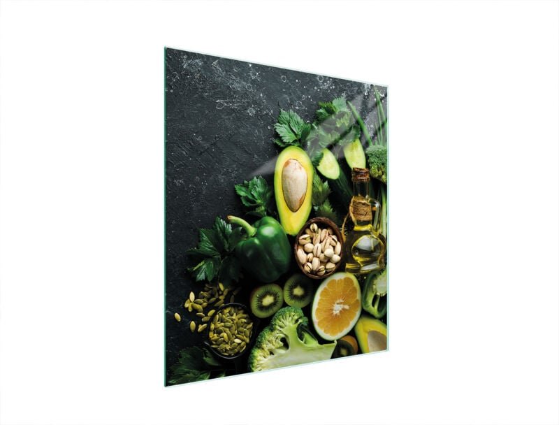 Glasschneidebrett 45x52 Avocado