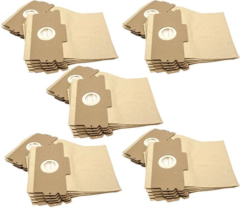 50x Staubsaugerbeutel kompatibel mit AEG/Electrolux Vampyr 600, 6002, 6003, 6004 Staubsauger - Papier, 12/15, 27cm x 27c...