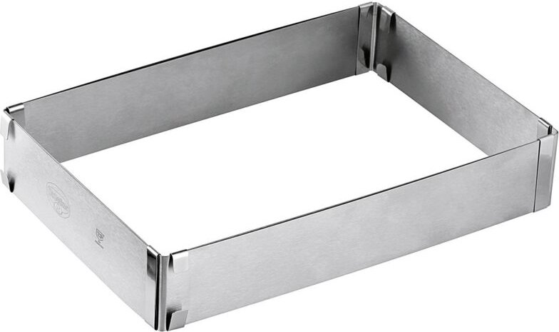 Backrahmen Varino ausziehbar 27,5-52x18,5-34x5 cm Edelstahl