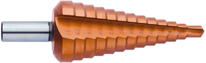 Thumbnail - Forum Universal-Stufenbohrer HSS TiN 50-60,0 mm