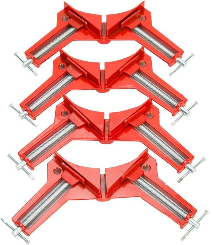 Thumbnail - Stück 90 Grad rechtwinklige Klemme, Holzbearbeitung diy Handwerkzeuge hsm Eckklemmen 75 mm